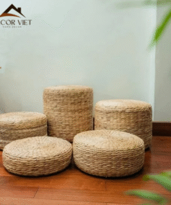 Đệm Ngồi Lục Bình / Bàn Trà Lục Bình Đan Thủ Công Cao Cấp