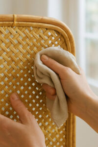 Chăm sóc và bảo quản đồ trang trí tre đan